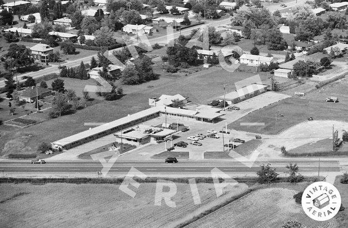 Tuscola Motel - 1980 Aerial (newer photo)